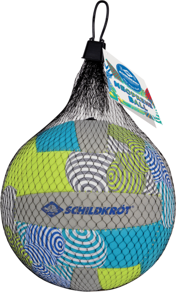 SCHILDKRÖT Ball Schildkröt Neopren Mini Beachvolleyball, Größe 2, Ø 15 cm, griffige textile Oberfläc