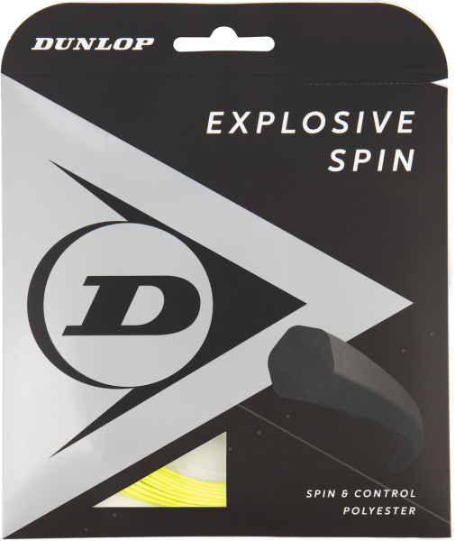 DUNLOP Tennissaite "EXPLOSIVE SPIN" 1.25mm 12m Set gelb