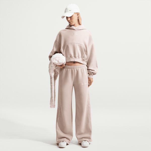 NIKE W NK STDO FLC MW CRP SCLOP HDY