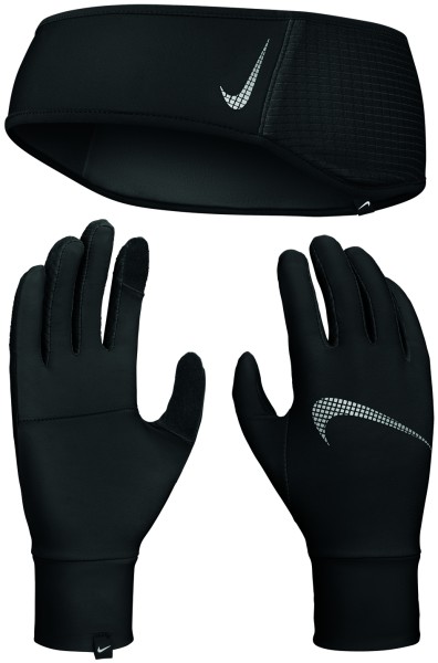 NIKE 9385/18 Nike W Essential Headband and Glove Set