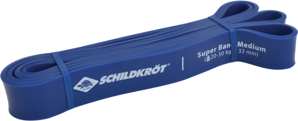 SCHILDKRÖT FITNESS Schildkröt Super Band Medium, Premium Widerstandsbänder mit 20-30kg Widerstand, 3
