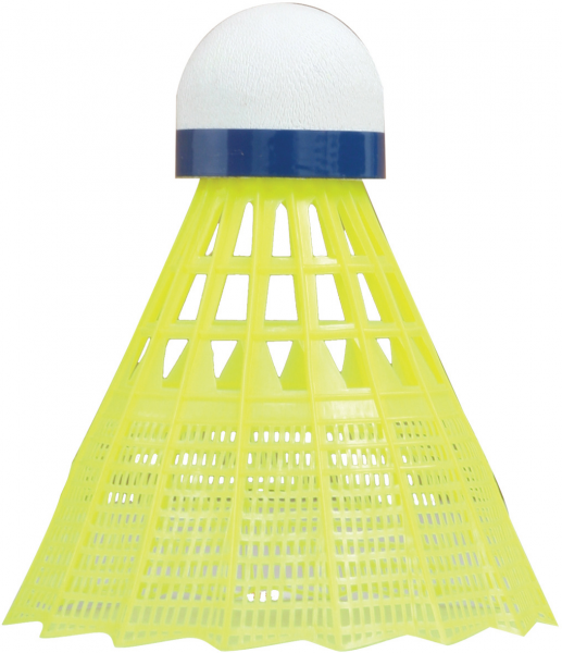 Talbot-Torro Badmintonball Tech 450, Premium Nylonfederball, 6er Dose