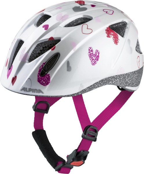 ALPINA XIMO white hearts gloss 49-54