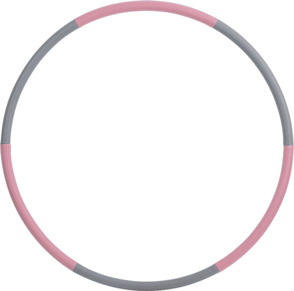 SCHILDKRÖT FITNESS Gymnastikkleingerät FITNESS-HOOP, grey-rose, Ø 90cm