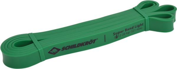 SCHILDKRÖT FITNESS Schildkröt Super Band Light, Premium Widerstandsbänder mit 12-20kg Widerstand, 21