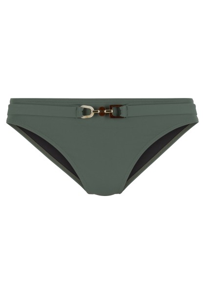 DENIM TOM TAILOR LASCANA Bikinihose normal mit Gürtel