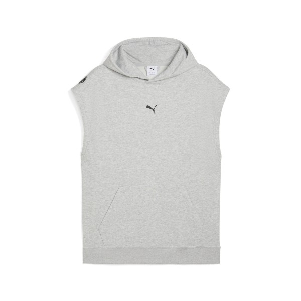 PUMA M GRAPHIC FRENCH TERRY SLEEVELESS HOODIE
