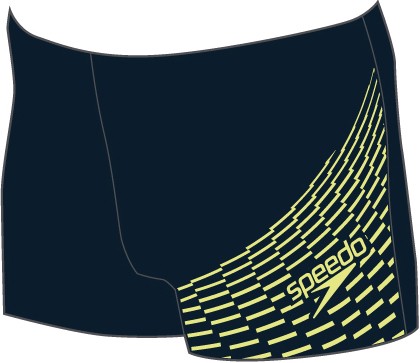 SPEEDO MEDLEY LOGO ASHT JM NAVY/GREEN