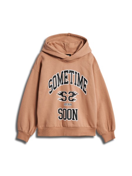 HUMMEL stsHAZEL HOODIE - CAFE AU LAIT - 128