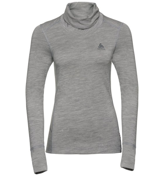 ODLO Natural 100% Merino Warm Bl Top Turtle Neck L/S Women