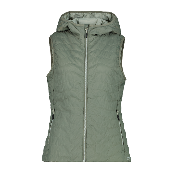 CMP WOMAN VEST FIX HOOD