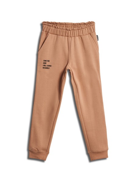 HUMMEL stsIRIS PANTS - CAFE AU LAIT - 128